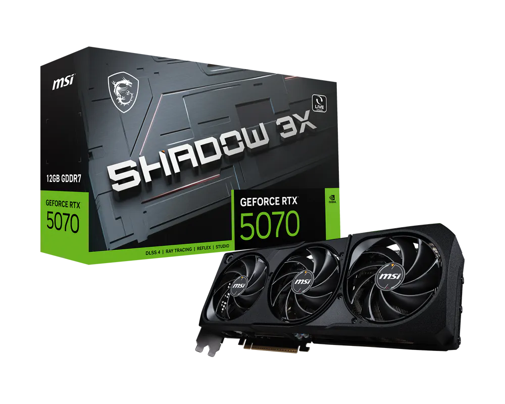 MSI GeForce RTX 5070 12G SHADOW 3X